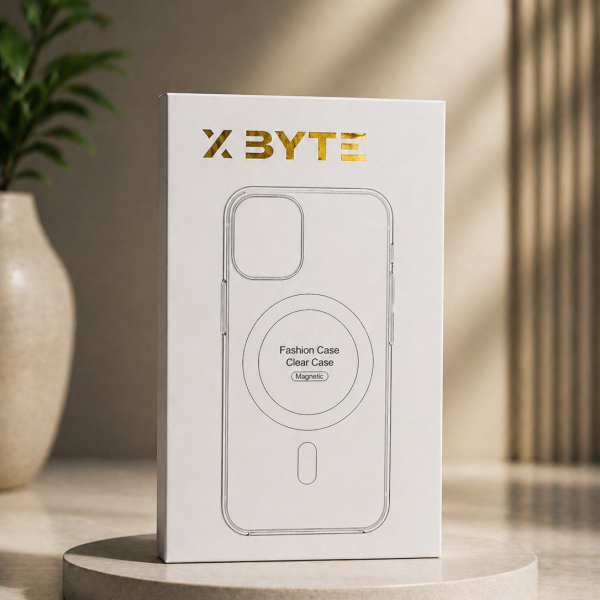 Xbyte XB-4074 Premium Magnetische Schutzhülle Transparent für iPhone 12 / 12 Pro