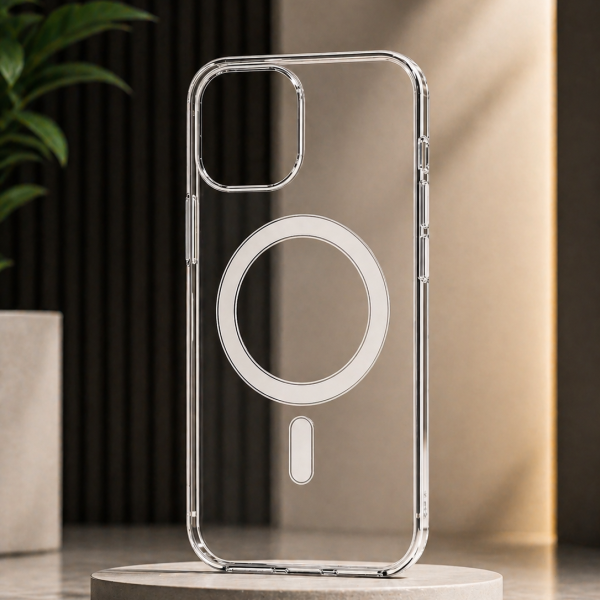 Xbyte XB-4074 Premium Magnetische Schutzhülle Transparent für iPhone 12 / 12 Pro