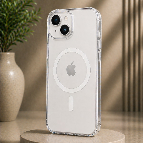 Xbyte XB-4074 Premium Magnetische Schutzhülle Transparent für iPhone 15
