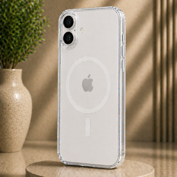 Xbyte XB-4074 Premium Magnetische Schutzhülle Transparent für iPhone 16 Plus
