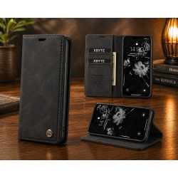 Xbyte XB-4500 Leder Klapphülle für iPhone 11 – Magnetisch mit Kartenfach & Standfunktion