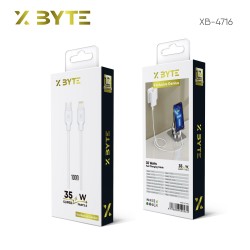 Xbyte XB-4716 USB-C auf Lightning Kabel 1m – Weiß
