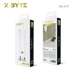 Xbyte XB-4717 USB-C auf USB-C Kabel 1m – Weiß