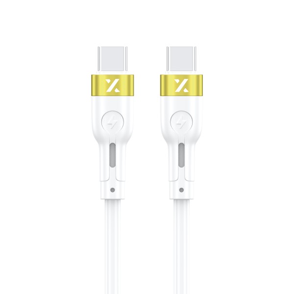 Xbyte XB-4722 USB-C auf USB-C Kabel 3m PD 60W – Weiß