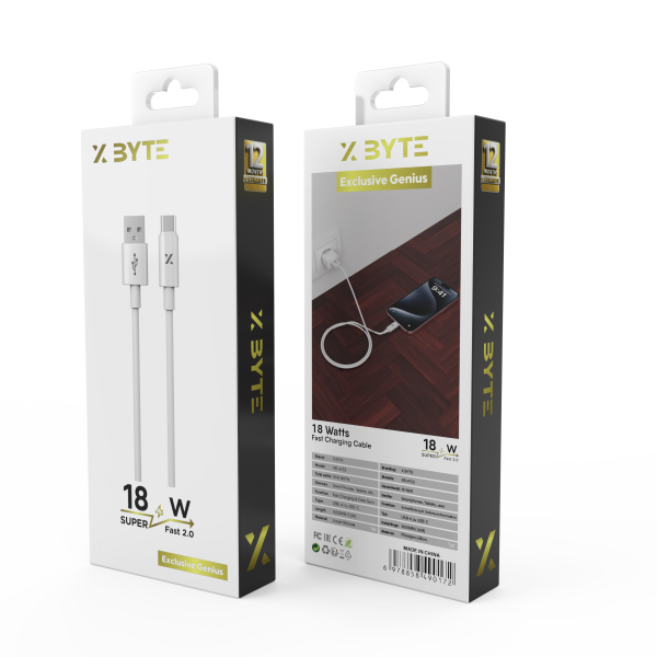 Xbyte XB-4723 USB-A auf USB-C Kabel 1m – Liquid Silicone