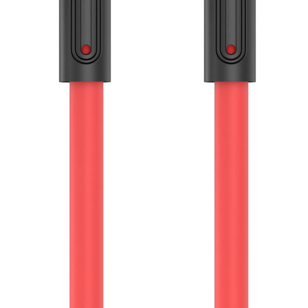 Xbyte XB-4731 U-Form USB-C auf USB-C Kabel 1m 60W – Liquid Silicone Rot