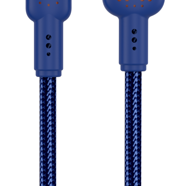 Xbyte XB-4733 USB-A auf Lightning Kabel 1m 12W – Blau, Nylon & Aluminium