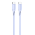 Xbyte XB-4736 USB-C auf USB-C Kabel 1m 60W – Blau, PVC