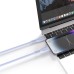 Xbyte XB-4737 USB-C auf Lightning Kabel 1m 30W – Blau, PVC