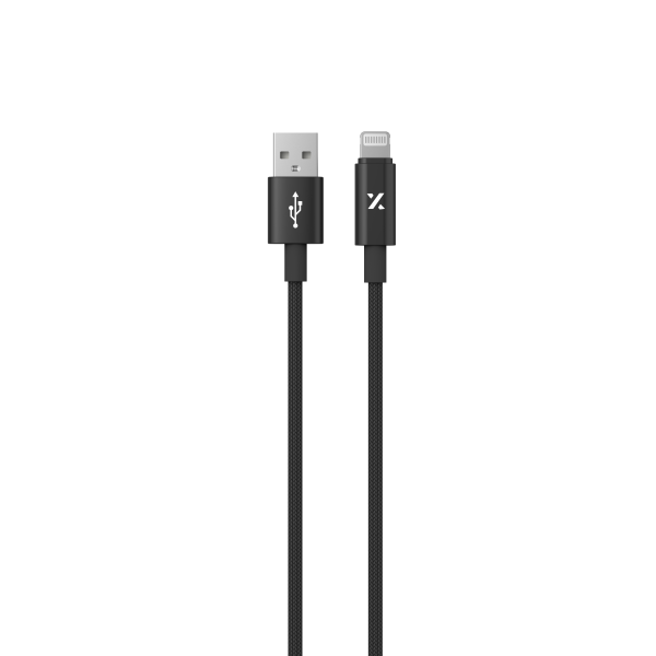 Xbyte XB-4765 Nylon USB Ladekabel 1m 3A – PVC & Geflochten