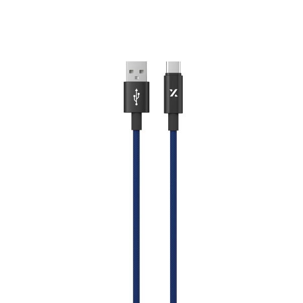 Xbyte XB-4766 Nylon USB Ladekabel 1m 3A – PVC & Geflochten
