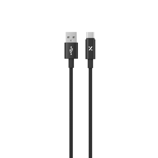 Xbyte XB-4766 Nylon USB Ladekabel 1m 3A – PVC & Geflochten