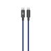 Xbyte XB-4767 Nylon USB Ladekabel 1m 3A – PVC & Geflochten