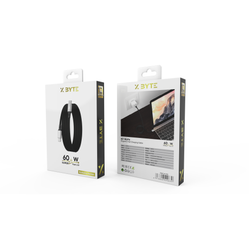 Xbyte XB-4768 Magnetisches USB Ladekabel 1m 3A – Nylon & Aluminium
