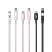 Xbyte XB-4771 LED USB-C Schnellladekabel 1m 100W – Silicone