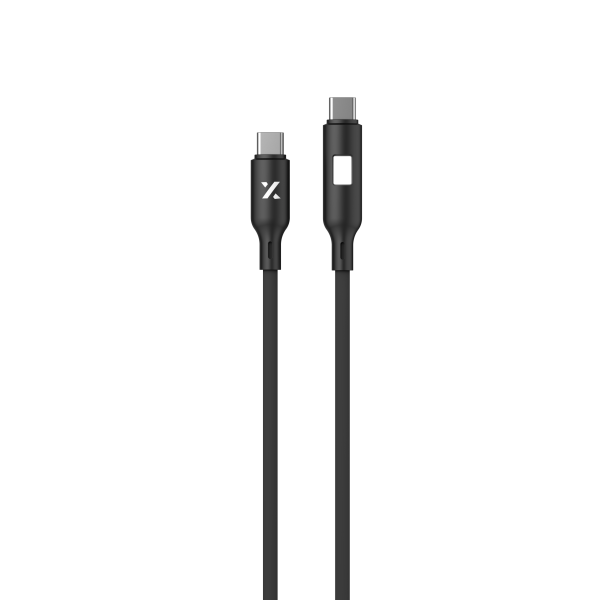 Xbyte XB-4771 LED USB-C Schnellladekabel 1m 100W – Silicone