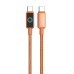 Xbyte XB-4779 USB-C auf USB-C Kabel 1m 100W – Orange