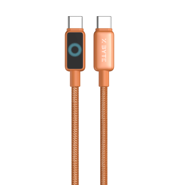Xbyte XB-4779 USB-C auf USB-C Kabel 1m 100W – Orange
