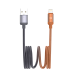 Xbyte XB-4782O USB-A auf Lightning Kabel 1m 12W – Geflochten Orange