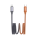 Xbyte XB-4783O USB-C auf USB-C Kabel 1m 60W – Geflochten Orange
