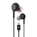 Xbyte XB-4790 Type-C In-Ear Kopfhörer mit Mikrofon – Schwarz