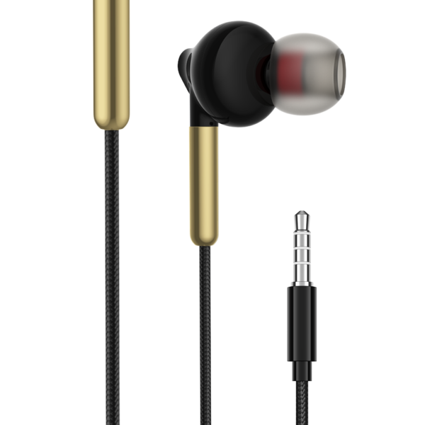 Xbyte XB-4794 In-Ear Kopfhörer 3.5mm Klinke mit Mikrofon – Schwarz