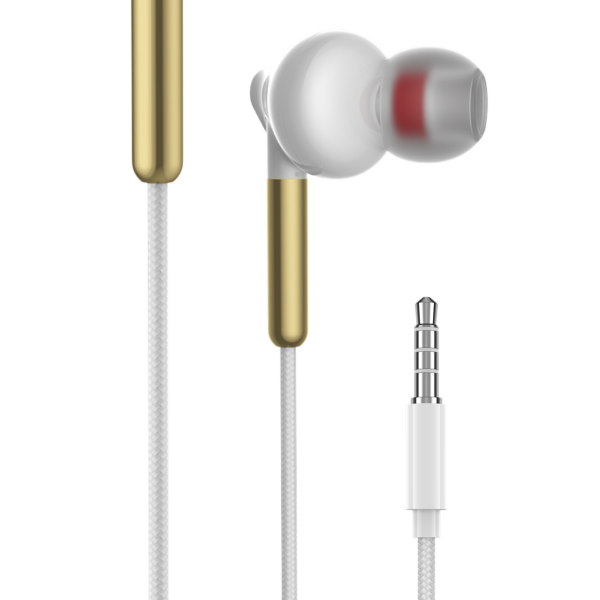 Xbyte XB-4795 In-Ear Kopfhörer 3.5mm Klinke mit Mikrofon – Weiß