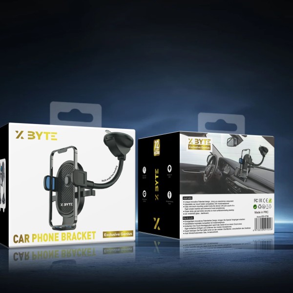 Xbyte XB-4796 Auto Handyhalterung Tischständer – ABS, Schwarz