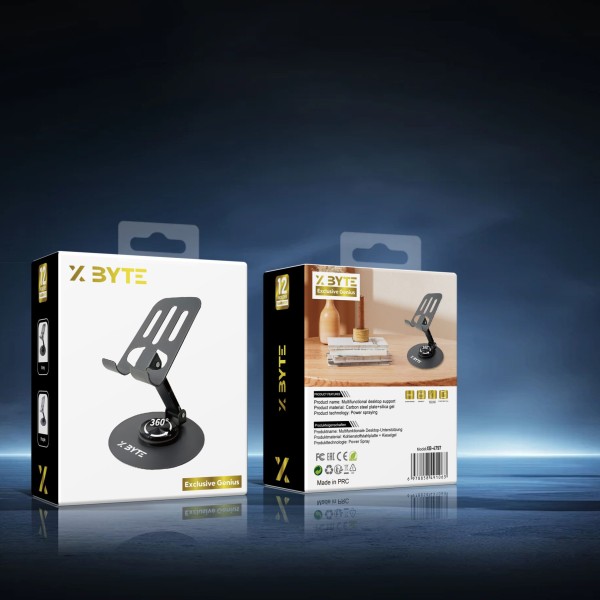 Xbyte XB-4797 Tisch Handyhalterung Metall – Carbon Stahl & Silikon