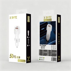 Xbyte XB-4813 Auto Ladegerät 50W – PD 30W + USB 20W Schnelllader