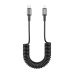 Xbyte XB-4816 USB-C auf Lightning Spiralkabel 1.5m – iPhone Federkabel