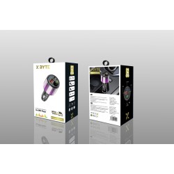 Xbyte XB-4828 Auto FM Transmitter & Ladegerät 40W – Bluetooth & RGB