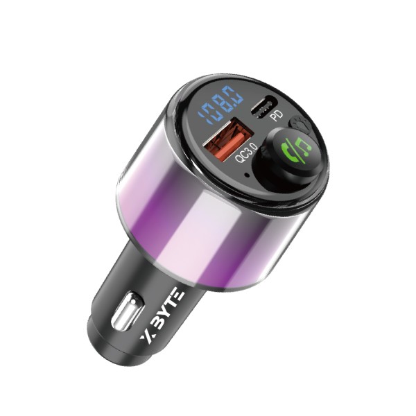 Xbyte XB-4828 Auto FM Transmitter & Ladegerät 40W – Bluetooth & RGB