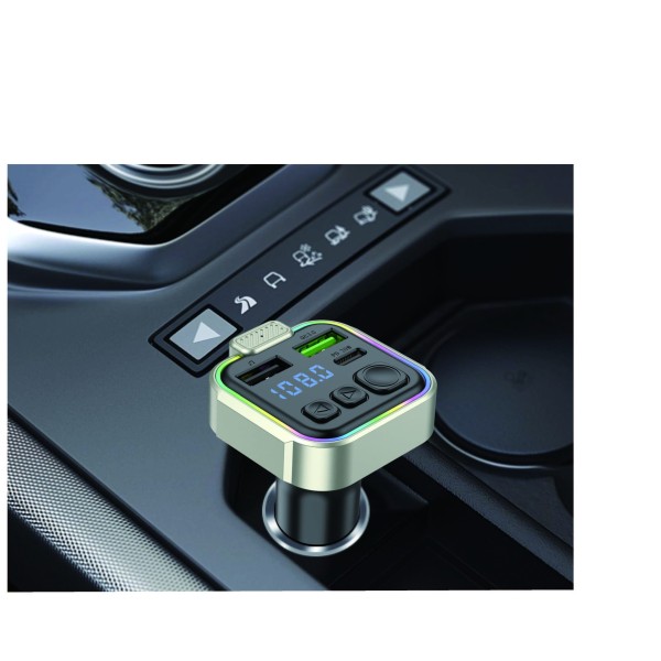 Xbyte XB-4829 Auto FM Transmitter & Ladegerät 38W – PD20W & QC3.0 RGB
